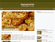Tablet Screenshot of kolayyemektarifi.info
